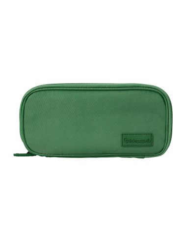 Estuche Portatodo Liderpapel Funky 3 Cremalleras Con Aperturas Laterales Verde Blanco Azul 220X100X65 Mm