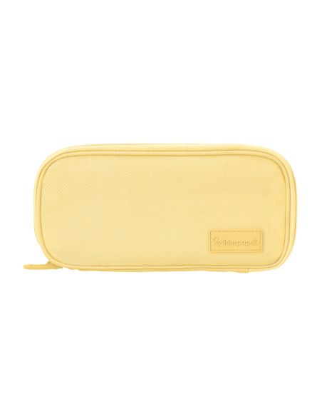 Estuche Portatodo Liderpapel Funky 3 Cremalleras Con Aperturas Laterales Amarillo Rosa Lila 220X100X65 Mm
