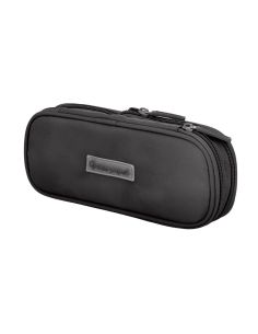 Estuche Portatodo Liderpapel Color Pop 2 Cremalleras Con Compartimento Extensible Negro 230X60 Mm