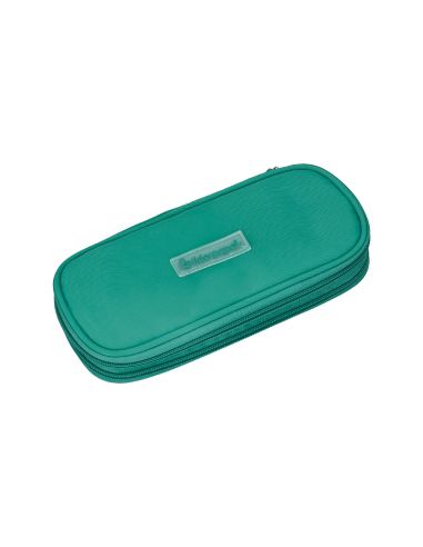 Estuche Portatodo Liderpapel Color Pop 2 Cremalleras Con Compartimento Extensible Turquesa 230X60 Mm