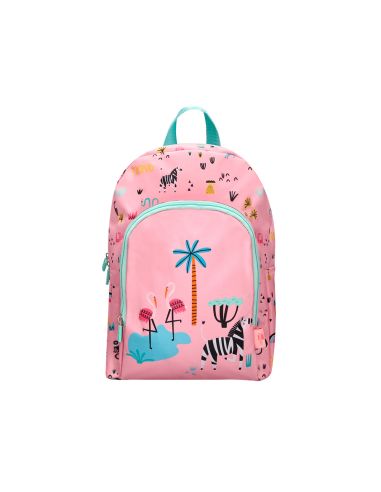 Mochila Escolar Liderpapel Safari Infantil Rosa Cebra 330X110X250