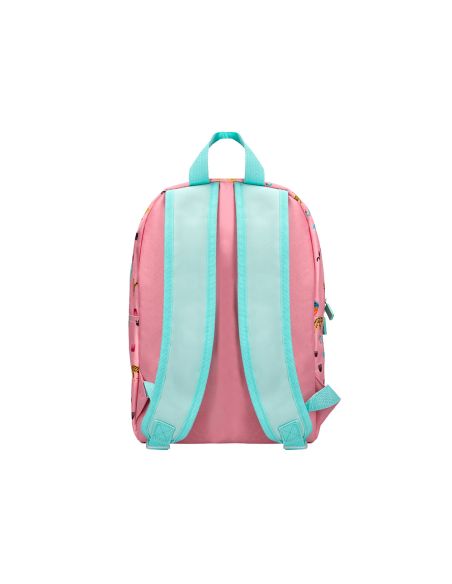 Mochila Escolar Liderpapel Safari Infantil Rosa Cebra 330X110X250