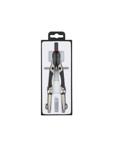 Compas Rotring Compact Micrometrico Ajuste Rapido Longitud 17 Cm Circunferencia 36 Cm