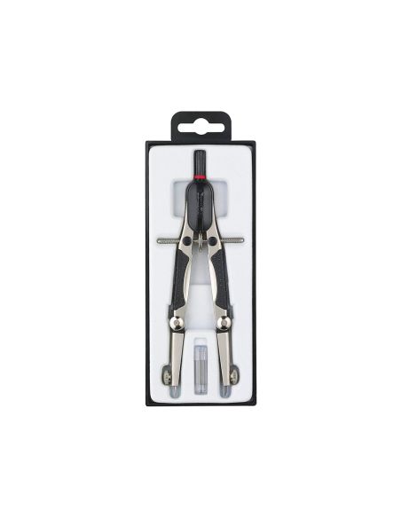 Compas Rotring Compact Micrometrico Ajuste Rapido Longitud 17 Cm Circunferencia 36 Cm