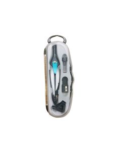 Compas Liderpapel Lock Device Con Adaptador Universal Y Tubo De Minas Color Gris