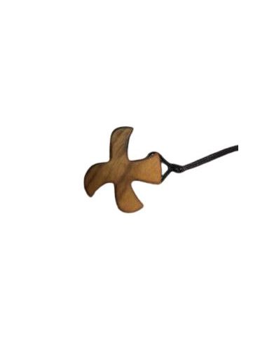 Cruz Taizé Olivo 3Cm C/Cordón