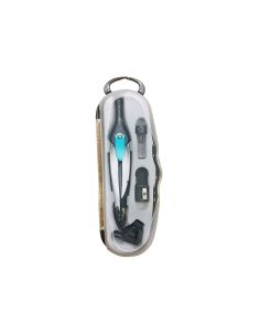 Compas Liderpapel Lock Device Con Adaptador Universal Y Tubo De Minas Color Gris 2