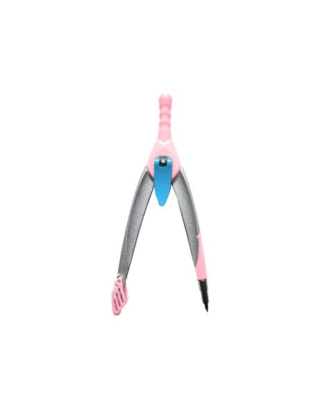 Compas Liderpapel Lock Device Con Adaptador Universal Y Tubo De Minas Color Rosa Claro