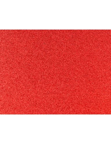 Goma Eva Con Purpurina Biodegradable Liderpapel 50X70Cm 60G/M2 Espesor 2 Mm Rojo