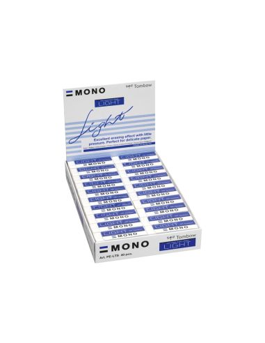 Goma Tombow Mono Light Polimera Caucho Pvc Especial Para Borrado Delicado