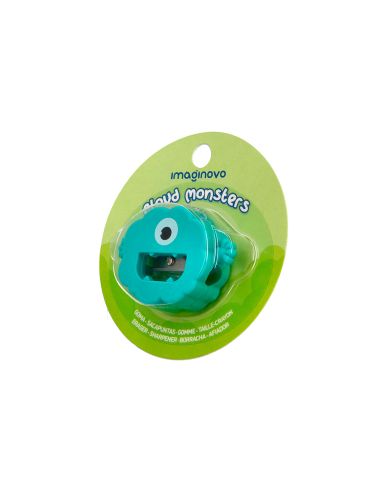 Goma De Borrar Imaginovo Monstruo Con Sacapuntas Colores Surtidos