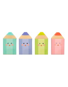 Goma De Borrar Imaginovo Mini Lapices Colores Surtidos