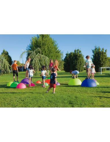 Semi Esfera Equilibrio Amaya Termoplastico Antideslizante Pack De 4 Unidades Varios Tamaños Colores Surtidos