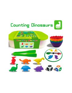 Juego De Clasificacion Conteo De Dinosaurios +3 Años 2