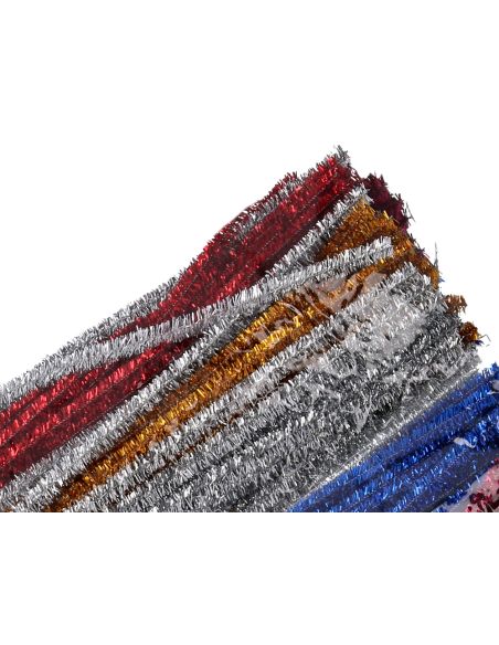 Limpiapipas De Chenilla Liderpapel 30 Cm Colores Brillantes Surtidos Bolsa De 100 Unidades