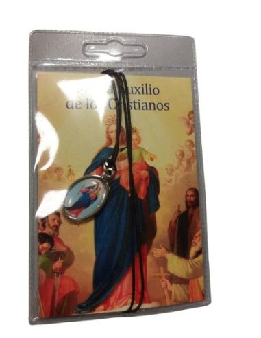 Medalla 25Mm C/Cordón En Blíster Auxiliadora