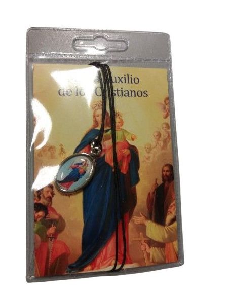 Medalla 25Mm C/Cordón En Blíster Auxiliadora