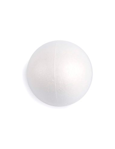 Figura De Espuma Blanca Liderpapel Bola De 7 Cm Bolsa Con 6 Unidades