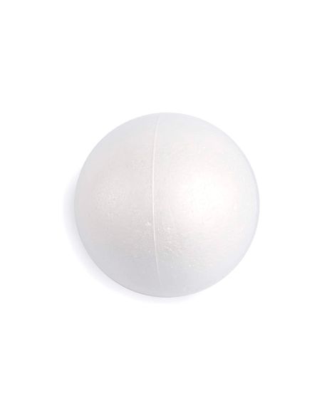 Figura De Espuma Blanca Liderpapel Bola De 7 Cm Bolsa Con 6 Unidades