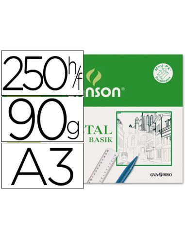 Papel Vegetal Guarro Din A3 90-95 Gr Hoja