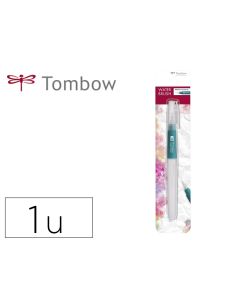Pincel Tombow Water Brush Con Deposito Rellenable Punta Media Blister De 1 Unidad