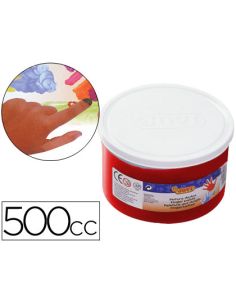 Pintura A Dedos Jovi 500 Cc Rojo