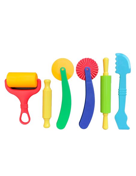 Instrumentos De Modelar Liderpapel Para Plastilina Caja De 6 Piezas Surtidas