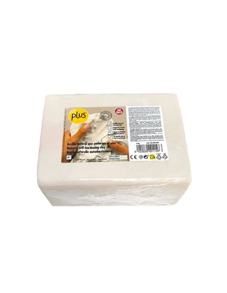Pasta De Modelar Sio-2 Plus Extra Color Blanco Paquete De 5 Kg|Libreriasalesiana