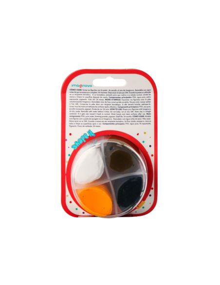 Pasta Para Modelar Imaginovo De Secado Al Aire Set De Colores Surtidos Con Instrucciones Leon