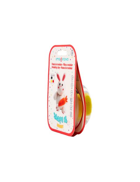 Pasta Para Modelar Imaginovo De Secado Al Aire Set De Colores Surtidos Con Instrucciones Conejito