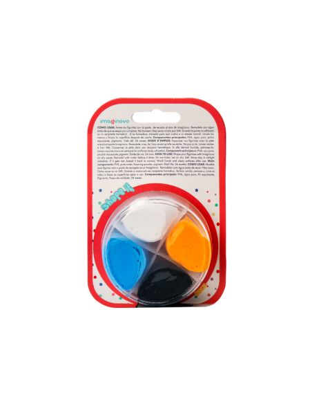 Pasta Para Modelar Imaginovo De Secado Al Aire Set De Colores Surtidos Con Instrucciones Pinguino
