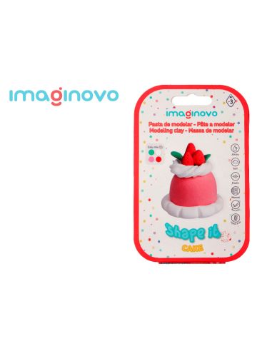 Pasta Para Modelar Imaginovo De Secado Al Aire Set De Colores Surtidos Con Instrucciones Tarta De Fresa