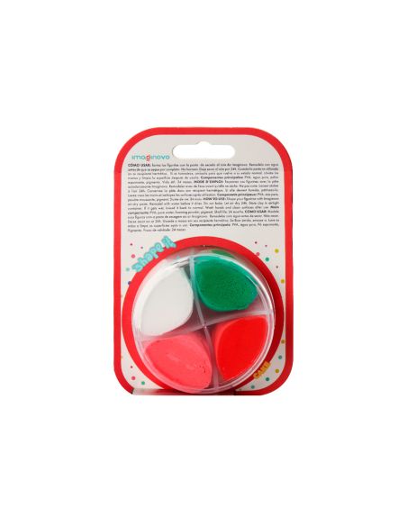 Pasta Para Modelar Imaginovo De Secado Al Aire Set De Colores Surtidos Con Instrucciones Tarta De Fresa