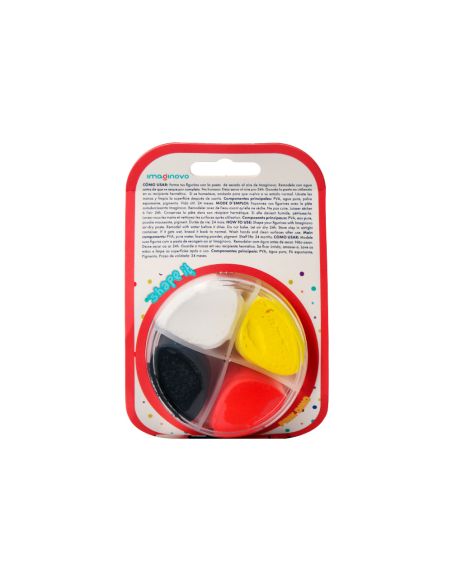 Pasta Para Modelar Imaginovo De Secado Al Aire Set De Colores Surtidos Con Instrucciones Dinosaurio Rosa