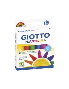 Plastilina Giotto Colores Clasicos Caja De 6 Unidades Colores Surtidos