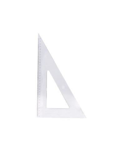 Cartabon Logarex 30 Cm Plastico Cristal