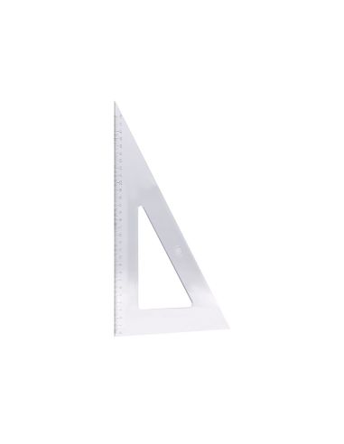 Cartabon Logarex 30 Cm Plastico Cristal