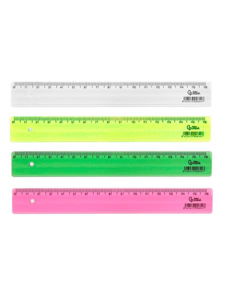 Regla Liderpapel Plastico 16 Cm Cubilete Con 100 Unidades Colores Surtidos