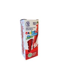 Rotulador Carioca Jumbo Punta Gruesa 6 Mm Lavable Color Rojo 2