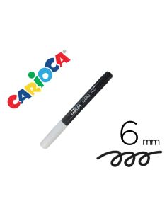 Rotulador Carioca Jumbo Lavable Negro Punta Gruesa 6 Mm