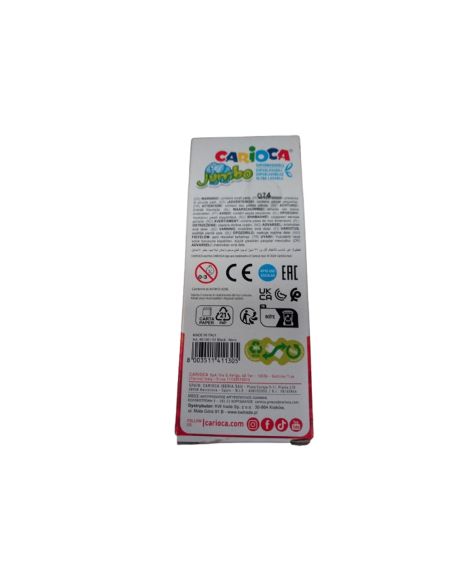 Rotulador Carioca Jumbo Lavable Negro Punta Gruesa 6 Mm
