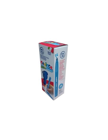 Rotulador Carioca Jumbo Lavable Azul Punta Gruesa 6 Mm