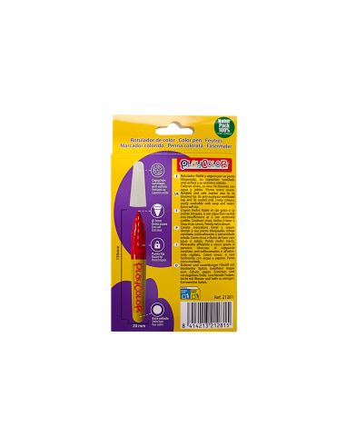 Rotulador Playcolor Maxi Jumbo Basic Caja De 6 Unidades Colores Surtidos