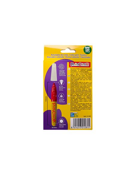 Rotulador Playcolor Maxi Jumbo Basic Caja De 6 Unidades Colores Surtidos