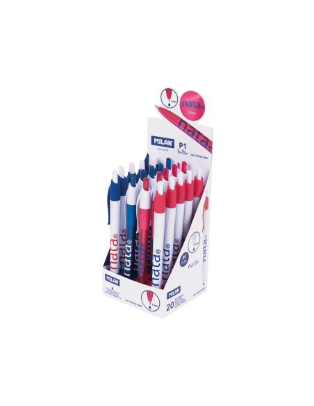 Boligrafo Milan P1 Retractil 1 Mm Tinta Azul Serie Nata 624 Since 1918