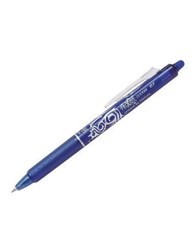 Boligrafo Pilot Frixion Clicker Borrable 0,7 Mm Punta Media Azul En Blister