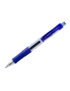 Boligrafo Q-Connect Sigma Retractil Con Sujecion De Caucho Tinta Gel 0,5 Mm Color Azul 2