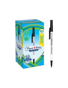 Boligrafo Paper Mate Kilometrico Punta 1 Mm Plastico Reciclado 80% Color Negro 2