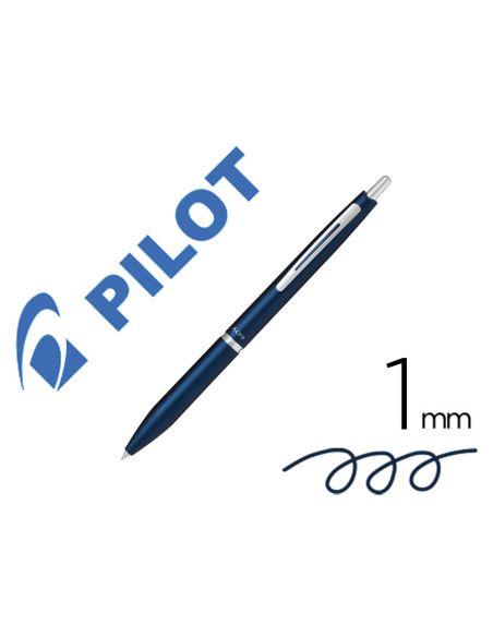 Boligrafo Pilot Acro 1000 Tinta Gel Retractil Punta 1 Mm Azul Navy