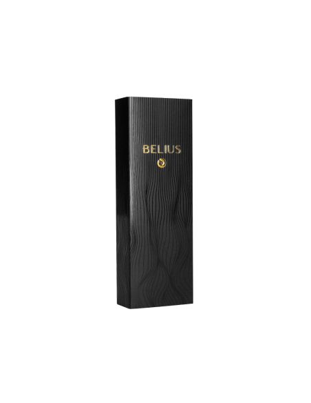 Pluma Belius Neptuno Aluminio Textura Wavy Color Azul Marino Tinta Azul Caja De Diseño
